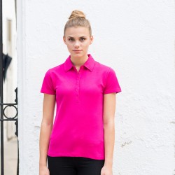 Plain Women's short sleeve stretch polo Sf 200 GSM